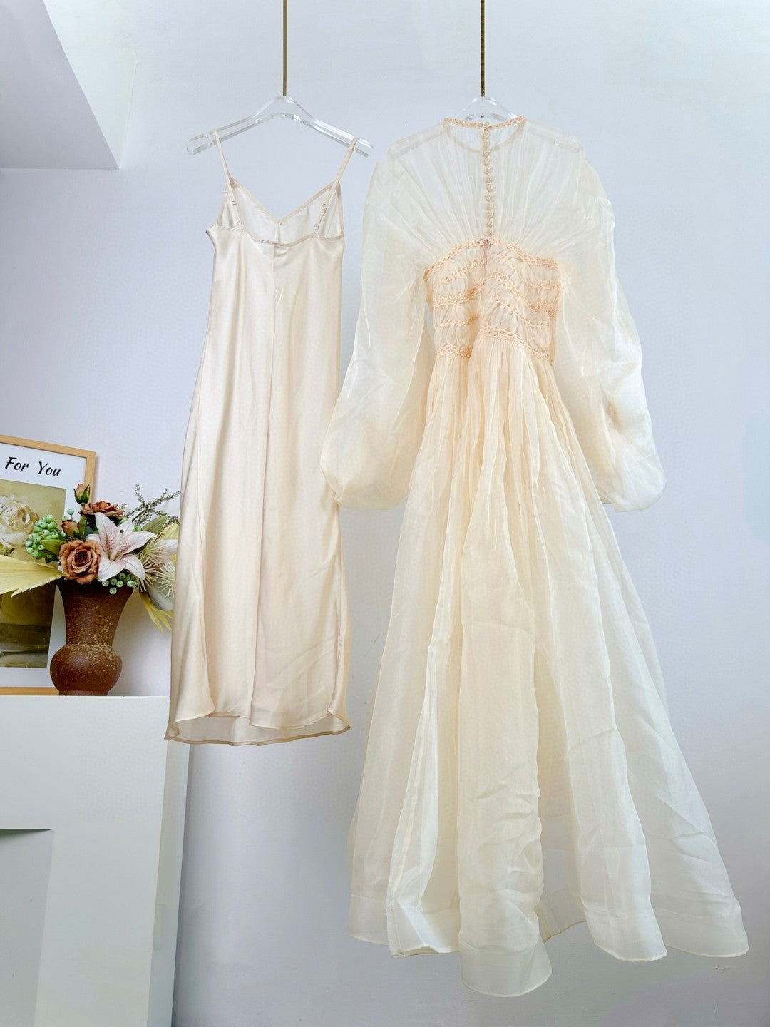 Zimmermann Illuminate Macramé Silk Organza Gown