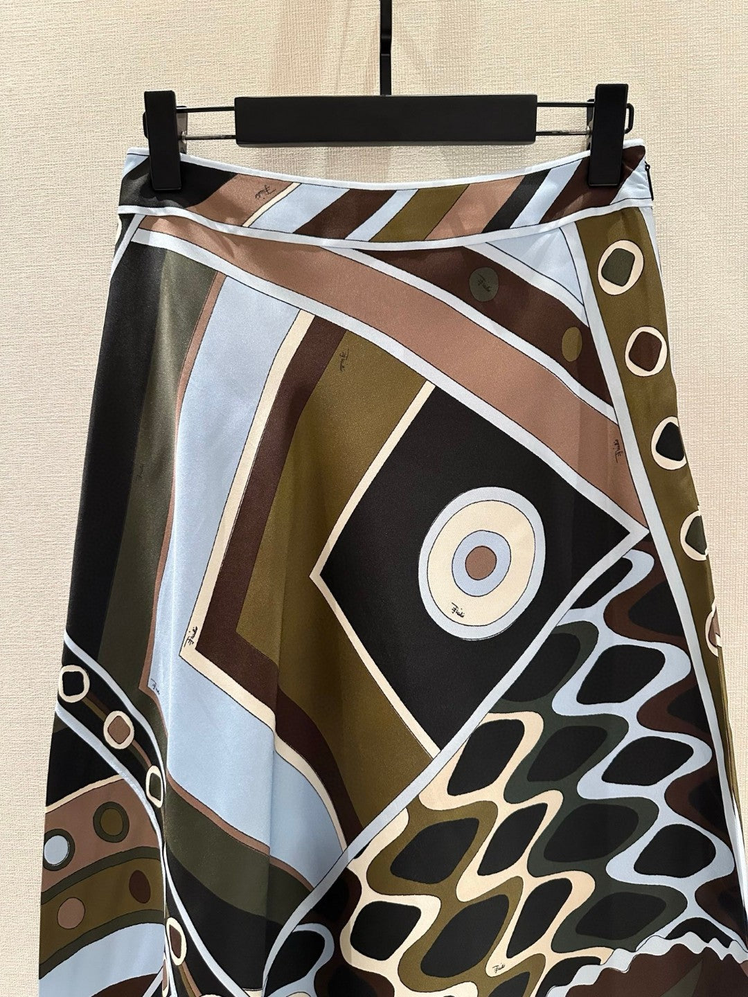 VIVARA PRINT SILK SCARF SKIRT