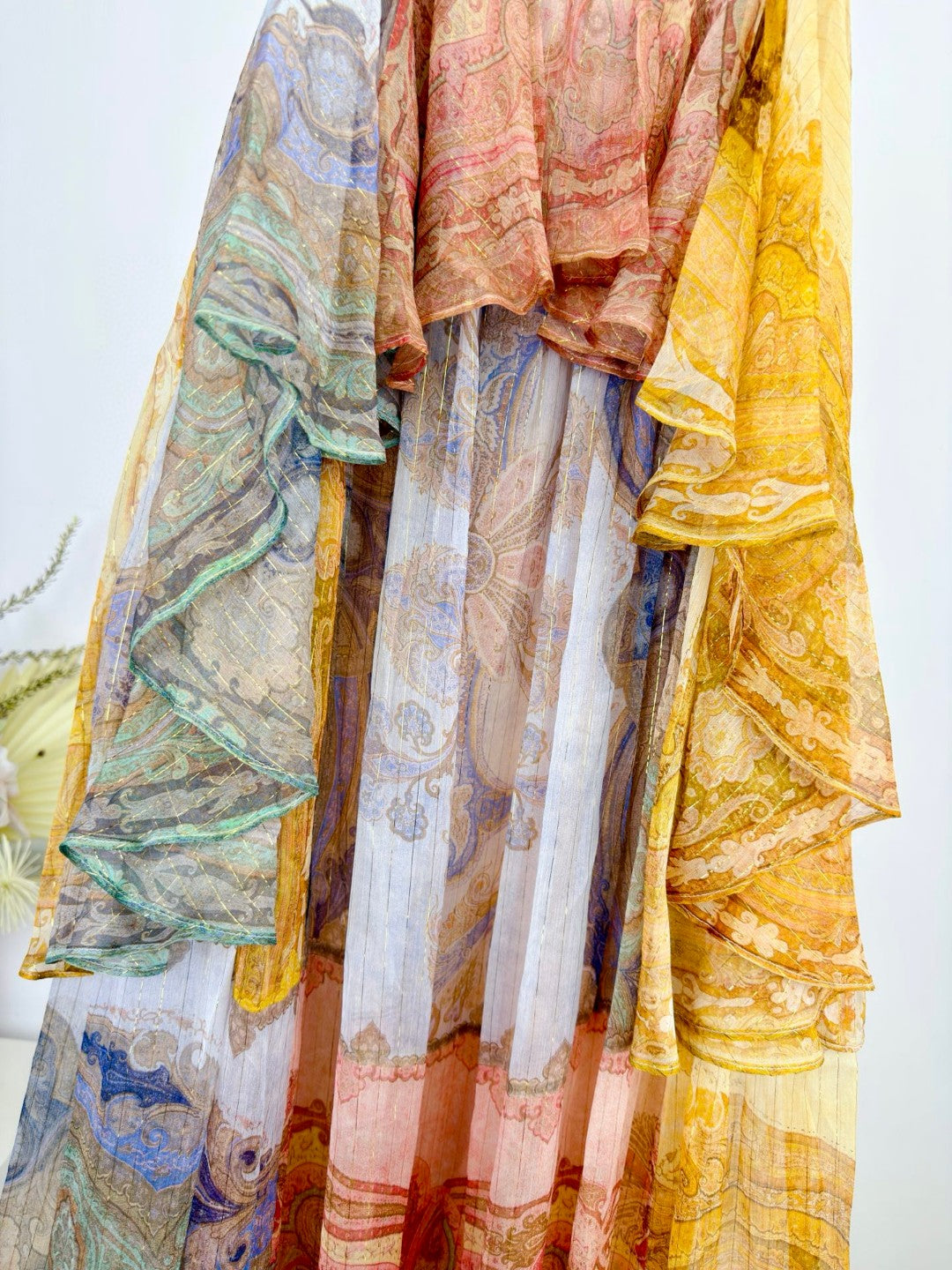Zimmermann Como Paisley Silk-Blend Maxi Dress