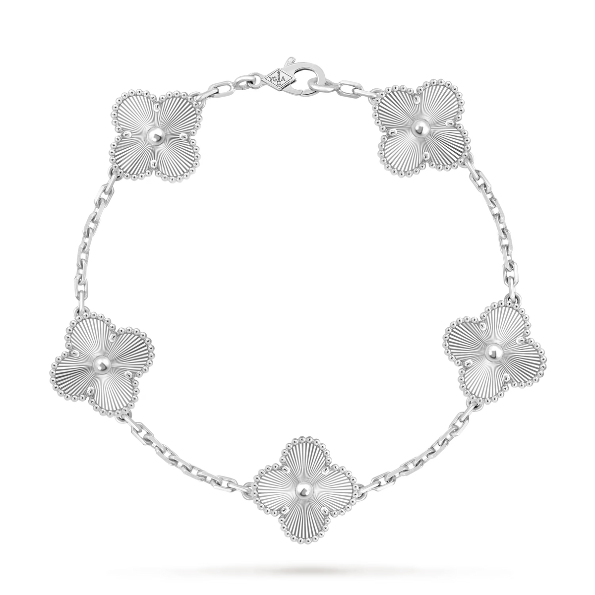 VINTAGE ALHAMBRA BRACELET 5 MOTIFS 18K YELLOW GOLD